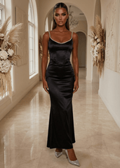 Problematic Princess Bow Gown - Black