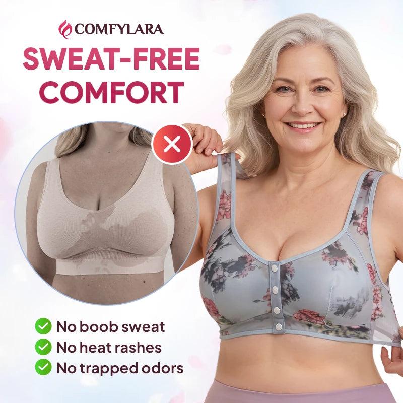 ComfyLara - Instant Cool & Easy-Snap Bra For Seniors