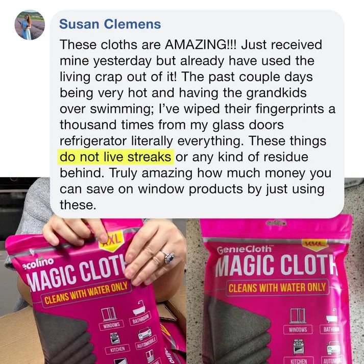 🏠️🧼Genie Magic Cleaning Cloth (6-Pack)